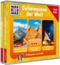 Cover: WAS IST WAS 3-CD-H&ouml;rspielbox Geheimnisse der Welt - Tessloff Verlag Ragnar Tessloff GmbH & Co. KG