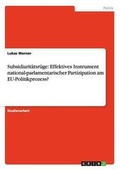 Cover: Subsidiaritaetsruege - GRIN Verlag