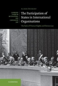 Cover: The Participation of States in International Organisations - Cambridge University Press