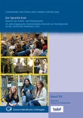 Cover: Zur Sprache.kom - Universit&auml;tsverlag G&ouml;ttingen