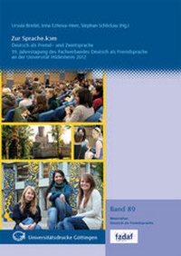 Enlarge image Cover: Zur Sprache.kom - Universitätsverlag Göttingen
