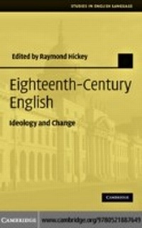 Abbildung von: Eighteenth-Century English - Cambridge University Press