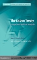 Cover: The Lisbon Treaty - Cambridge University Press