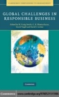 Cover: Global Challenges in Responsible Business - Cambridge University Press