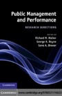 Cover: Public Management and Performance - Cambridge University Press