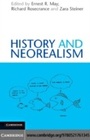 Cover: History and Neorealism - Cambridge University Press