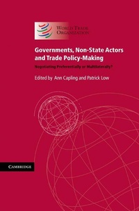 Enlarge image Cover: Governments, Non-State Actors and Trade Policy-Making - Cambridge University Press