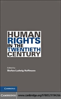 Enlarge image Cover: Human Rights in the Twentieth Century - Cambridge University Press