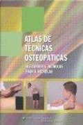 Cover: Atlas de tecnicas osteopaticas - Lippincott Williams & Wilkins