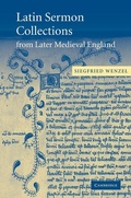 Cover: Latin Sermon Collections from Later Medieval England - Cambridge University Press