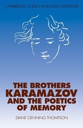 Cover: The Brothers Karamazov and the Poetics of Memory - Cambridge University Press