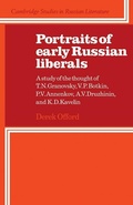Cover: Portraits of Early Russian Liberals - Cambridge University Press