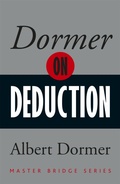 Cover: Dormer on Deduction - Weidenfeld & Nicolson
