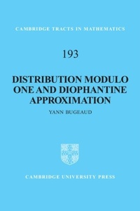 Enlarge image Cover: Distribution Modulo One and Diophantine Approximation - Cambridge University Press