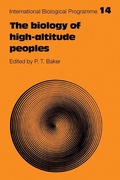 Cover: The Biology of High-Altitude Peoples - Cambridge University Press