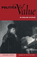 Cover: Politics and Value in English Studies - Cambridge University Press