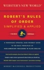 Cover: Webster's New World: Robert's Rules of Order - Houghton Mifflin Harcourt
