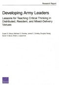 Cover: Developing Army Leaders - RAND