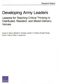 Enlarge image Cover: Developing Army Leaders - RAND