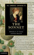 Cover: The Cambridge Companion to the Sonnet - Cambridge University Press