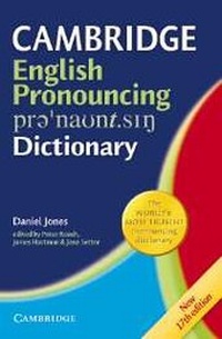 Enlarge image Cover: English Pronouncing Dictionary - Cambridge University Press