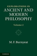 Cover: Explorations in Ancient and Modern Philosophy - Cambridge University Press