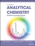 Cover: Analytical Chemistry, Student Solutions Manual - Wiley