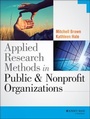 Cover: Applied Research Methods in Public and Nonprofit Organizations - Jossey-Bass