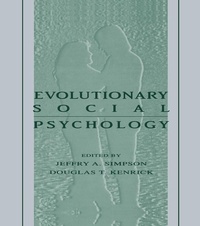 Enlarge image Cover: Evolutionary Social Psychology - Psychology Press Ltd