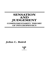 Enlarge image Cover: Sensation and Judgment - Psychology Press Ltd