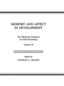 Cover: Memory and Affect in Development - Psychology Press Ltd