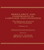 Cover: Modularity and Constraints in Language and Cognition - Psychology Press Ltd