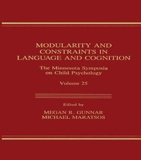 Enlarge image Cover: Modularity and Constraints in Language and Cognition - Psychology Press Ltd