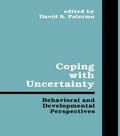 Cover: Coping With Uncertainty - Psychology Press Ltd