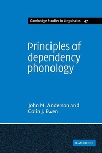 Enlarge image Cover: Principles of Dependency Phonology - Cambridge University Press