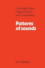 Cover: Patterns of Sounds - Cambridge University Press