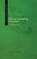 Cover: Clinical Counselling in Context - Routledge
