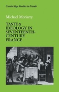 Cover: Taste and Ideology in Seventeenth-Century France - Cambridge University Press
