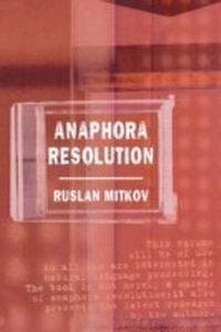 Enlarge image Cover: Anaphora Resolution - Routledge