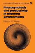 Cover: Photosynthesis and Productivity in Different Environments - Cambridge University Press