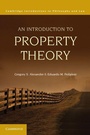 Cover: An Introduction to Property Theory - Cambridge University Press