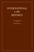 Cover: International Law Reports: Volume 139 - Cambridge University Press