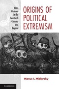 Cover: Origins of Political Extremism - Cambridge University Press