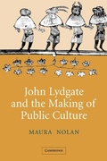 Cover: John Lydgate and the Making of Public Culture - Cambridge University Press