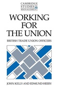 Cover: Working for the Union - Cambridge University Press