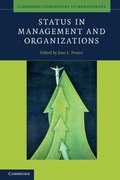 Cover: Status in Management and Organizations - Cambridge University Press