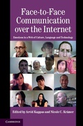 Cover: Face-to-Face Communication over the Internet - Cambridge University Press