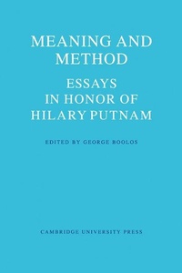 Enlarge image Cover: Meaning and Method - Cambridge University Press