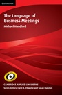 Cover: The Language of Business Meetings - Cambridge University Press