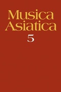 Cover: Musica Asiatica: Volume 5 - Cambridge University Press